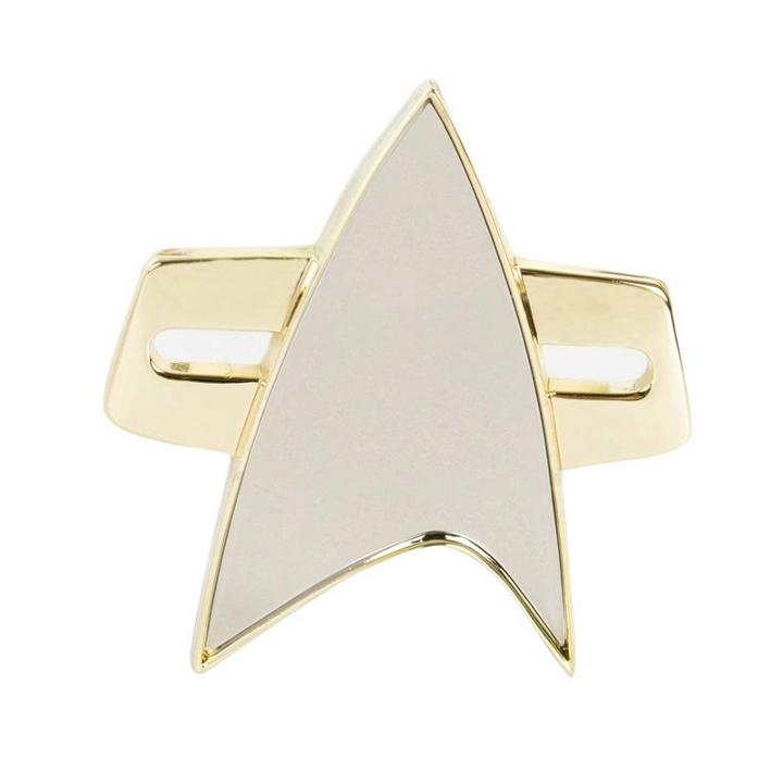 Star Trek: Voyager Communicator Badge By Quantum Mechanix, Kids Unisex, Multicolor