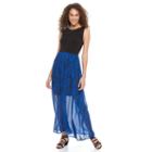 Women's Apt. 9&reg; Colorblock Chiffon Maxi Dress, Size: Xs, Oxford