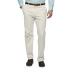 Big & Tall Croft & Barrow&reg; Relaxed-fit Easy-care Stretch Pleated Khaki Pants, Men's, Size: 54x30, Med Beige
