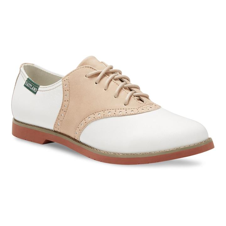 Eastland Sadie Saddle Women's Oxford Shoes, Size: Medium (6.5), White