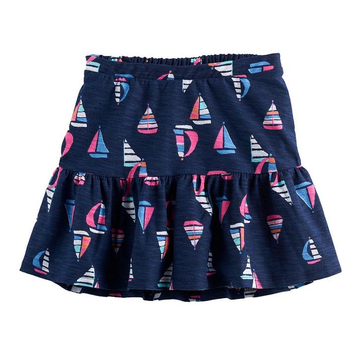 Girls 4-10 Jumping Beans&reg; A-line Ruffle Skort, Girl's, Size: 4, Blue