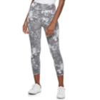Juniors' So&reg; Tie-dye Yoga Capris, Teens, Size: Xl, Med Grey