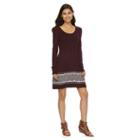Juniors' Freshman Ribbed Sweaterdress, Girl's, Size: Xl, Brt Purple