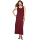 Maternity A:glow Essential Maxi Dress, Women's, Size: Xl-mat, Dark Red