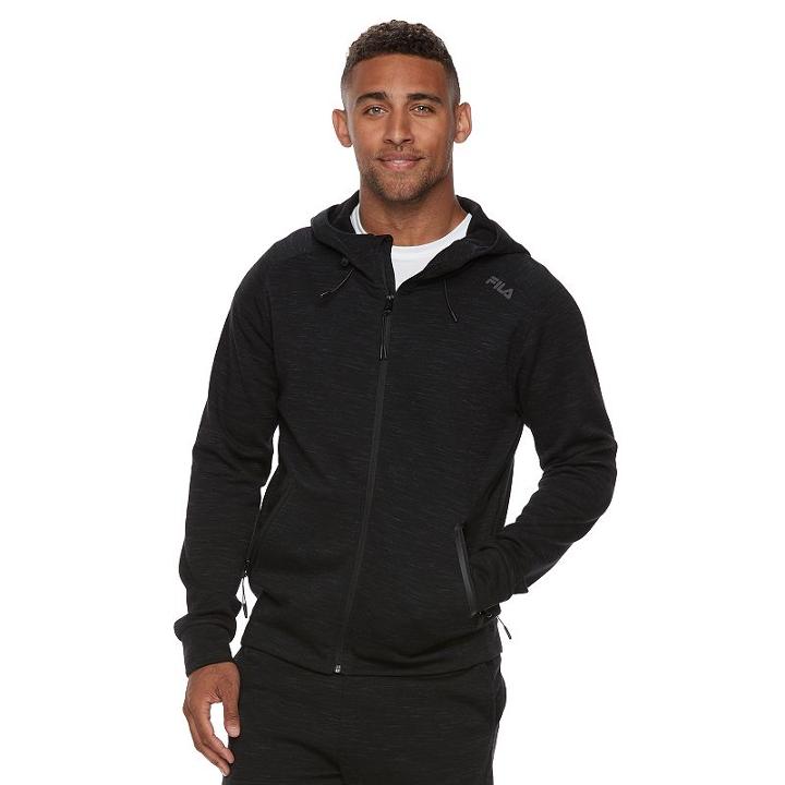 Men's Fila Sport&reg; Fleece 2.0 Full-zip Hoodie, Size: Large, Oxford