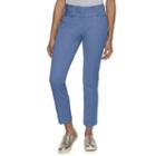 Juniors' Candie's&reg; Marilyn Ankle Pants, Girl's, Size: 5, Blue (navy)