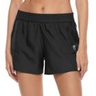 Women's Fila Sport&reg; Extended Woven Workout Shorts, Size: Small, Black