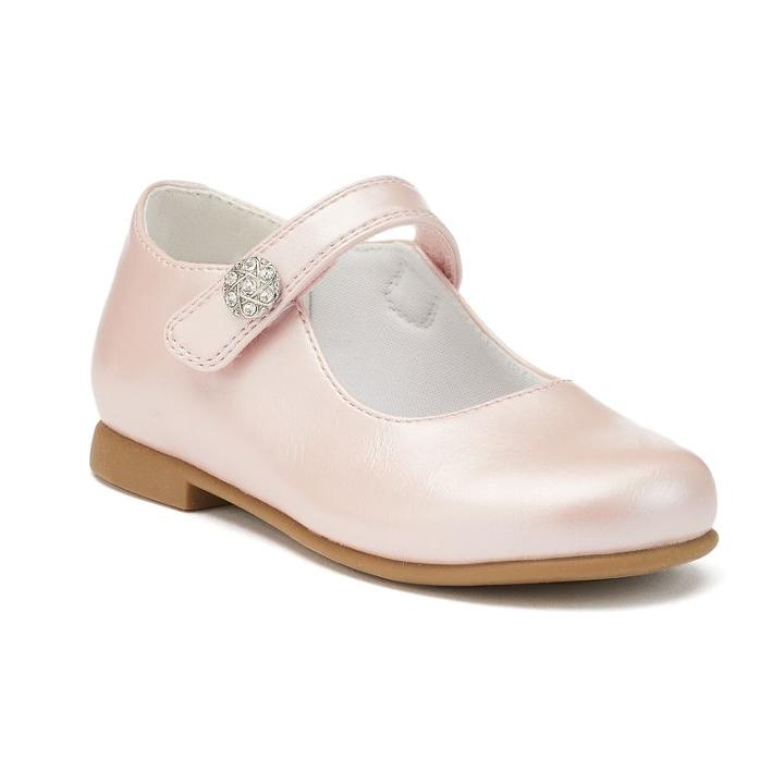 Rachel Shoes Lil Jackie Toddler Girls' Mary Jane Shoes, Girl's, Size: 8 T, Light Pink