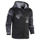 Boys 4-7 Under Armour Abstract Zip Hoodie, Size: 4, Black