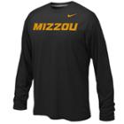 Boys 8-20 Nike Missouri Tigers Legend Wordmark Dri-fit Long-sleeve Tee, Boy's, Size: S(8), Black