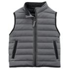 Toddler Boy Carter's Black Puffer Vest, Size: 4t