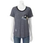Juniors' Despicable Me Minion Patches Pocket Graphic Tee, Girl's, Size: Medium, Brown Over