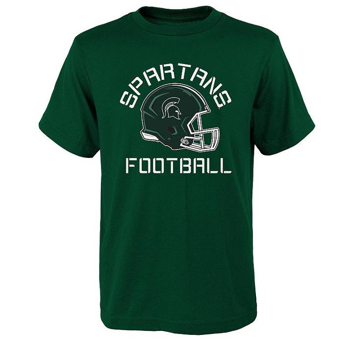 Boys 8-20 Michigan State Spartans University Performance Tee, Boy's, Size: M(10-12), Green Oth