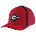 Adult Nike Georgia Bulldogs Aerobill Sideline Cap, Men's, Red