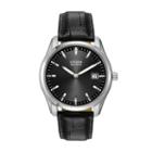 Citizen Eco-drive Men's Leather Watch - Au1040-08e, Black