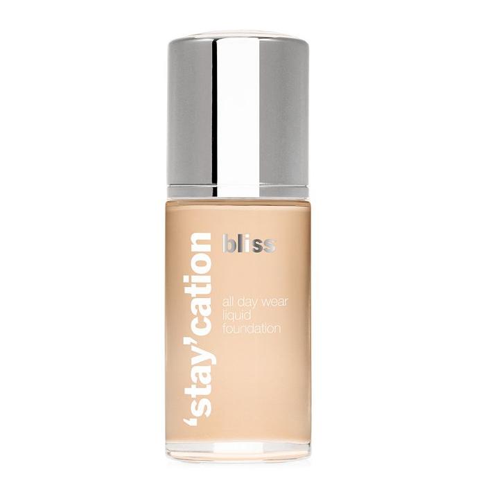 Bliss 'stay'cation Long Wear Liquid Foundation, Beig/green