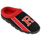 Adult Rutgers Scarlet Knights Sport Slippers, Size: Small, Black
