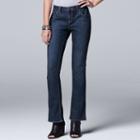 Women's Simply Vera Vera Wang Bootcut Jeans, Size: 16, Med Blue