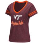 Women's Colosseum Virginia Tech Hokies Dual Blend Tee, Size: Xxl, Med Red