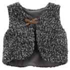 Baby Girl Carter's Boucle Vest, Size: 6 Months, Grey