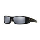 Oakley Gascan Oo9014 60mm Rectangle Wrap Polarized Sunglasses, Men's, Black