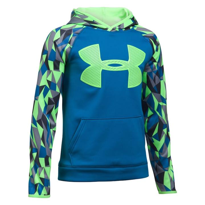 Boys 8-20 Under Armour Logo Performance Hoodie, Size: Small, Orange Oth