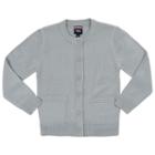 Girls 4-20 & Plus Size French Toast School Uniform Cardigan, Girl's, Size: 6-6x, Grey