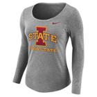 Women's Nike Iowa State Cyclones Logo Tee, Size: Xl, Gray
