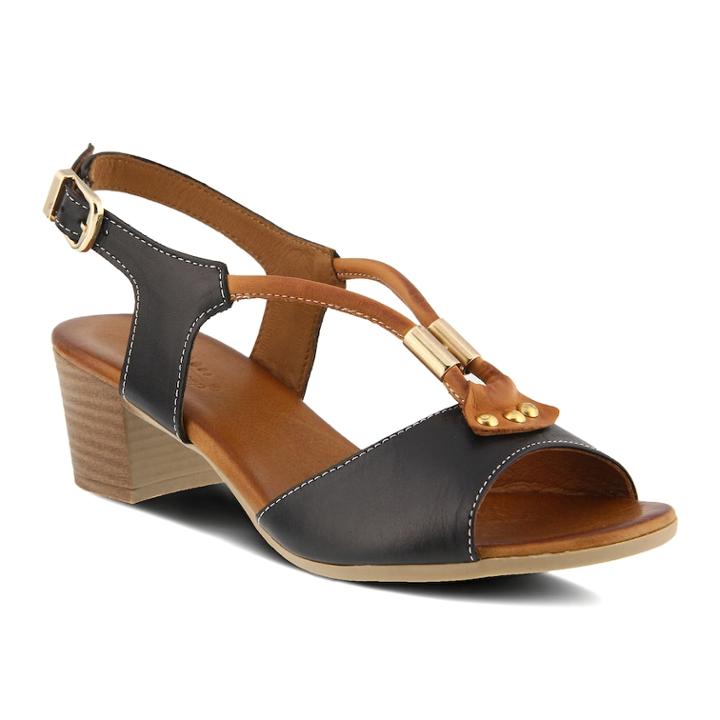 Spring Step Roselyn Women's High Heels Sandals, Size: 42, Black