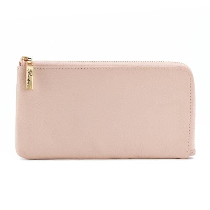 Buxton Florence L-zip Wallet, Women's, Dark Brown