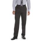 Men's Axist Ultra No Iron Melange Flat Front Dress Pants, Size: 36x32, Oxford