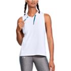 Women's Under Armour Modal Terry Sleeveless Hoodie, Size: Xl, White