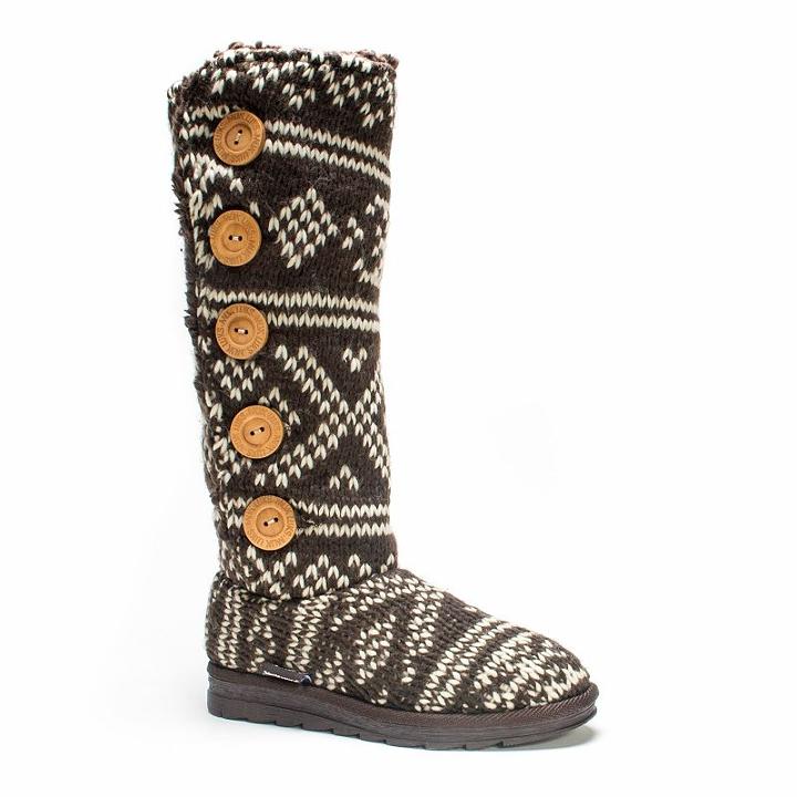 Muk Luks Malena Women's Tall Boots, Girl's, Size: 9, Brown