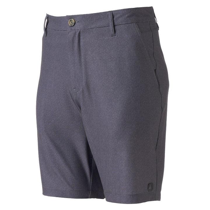 Men's Free Country Hydroflx Striped Hybrid Shorts, Size: Xl, Grey Other