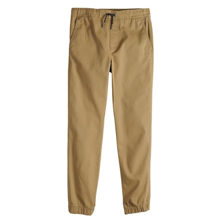 Boys 8-20 Urban Pipeline&reg; Core Twill Jogger Pants, Size: Xl(18/20), Med Beige