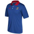 Men's Adidas Kansas Jayhawks Coaches Polo, Size: Medium, Kns Blue