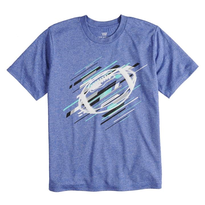 Boys 8-20 Tek Gear&reg; Football Nation Tee, Size: Xl, Dark Blue