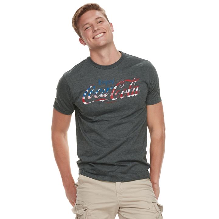 Men's Coca Cola All-stars Tee, Size: Medium, Dark Grey