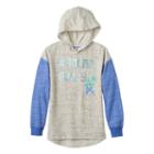 Girls Plus Size So&reg; Graphic Fleece Hoodie, Girl's, Size: 16 1/2, Med Grey