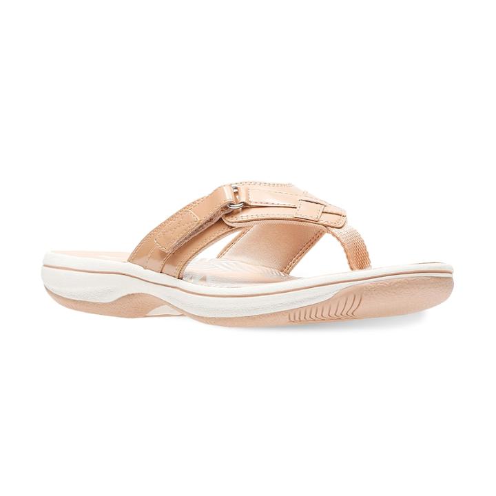 Clarks Breeze Sea Women's Sandals, Size: Medium (8), Beige Over