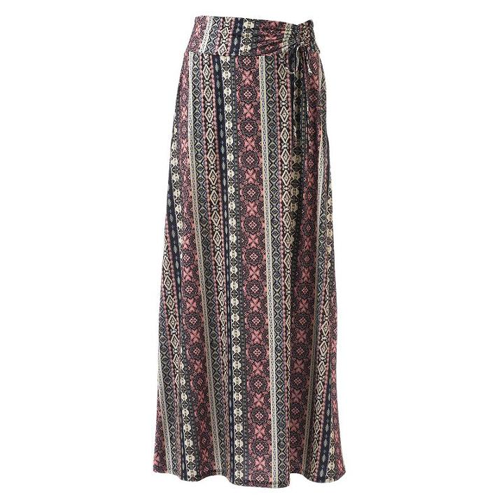 Women's Studio 253 Medallion Maxi Skirt, Size: Xl, Ovrfl Oth