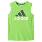 Boys 4-7x Adidas Logo Tank Top, Boy's, Size: 7x, Brt Green