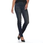 Women's Apt. 9&reg; Comfort Waistband Straight-leg Jeans, Size: 2 T/l, Black