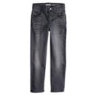 Boys 4-8 Sonoma Goods For Life&trade; Knit Denim Straight Jeans, Size: 7, Dark Grey