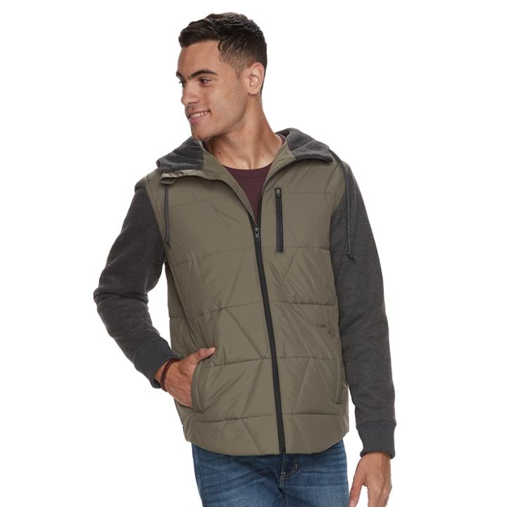 Men's Urban Pipeline Vest Jacket, Size: Small, Green