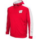 Men's Wisconsin Badgers Setter Full-zip Hoodie, Size: Medium, Brt Red