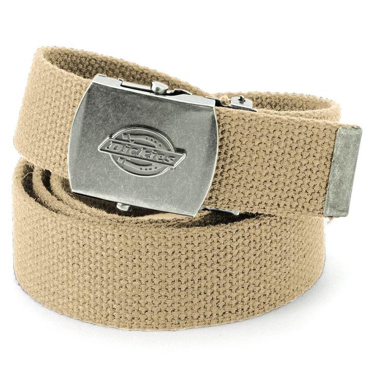 Dickies 1.25-inch Military Fabric Belt, Men's, Beig/green (beig/khaki)