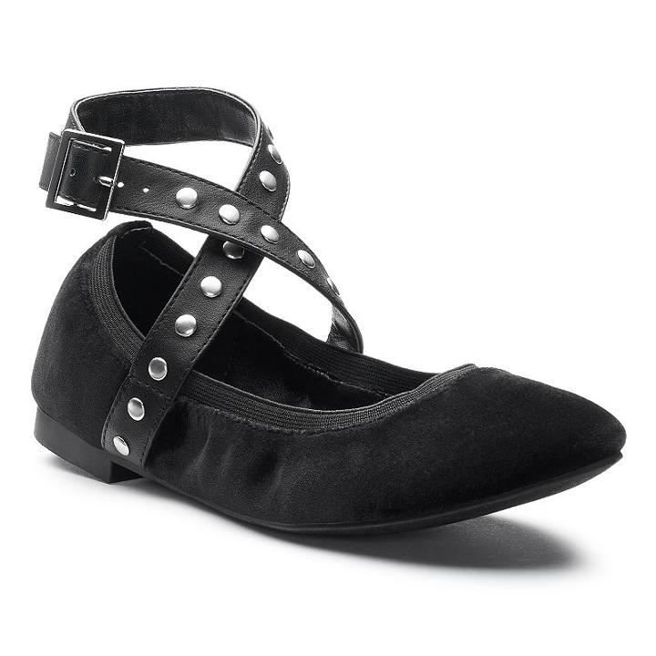 Style Charles By Charles David Dillard Women's Scrunch Flats, Size: Medium (7.5), Black
