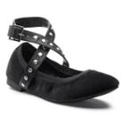 Style Charles By Charles David Dillard Women's Scrunch Flats, Size: Medium (7.5), Black