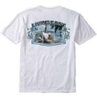 Men's Newport Blue Living Easy Tee, Size: Large, White Oth